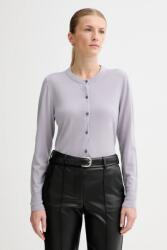 Calvin Klein gyapjú kardigán - lila XXS