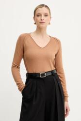 Silvian Heach gyapjúkeverék pulóver DIEGOROSA - barna S