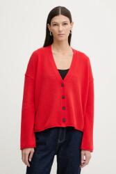 Marc O'Polo gyapjú kardigán - piros M