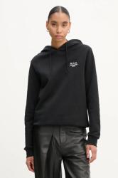 APC A. P. C. felső hoodie standard rue madame GOTS - fekete S