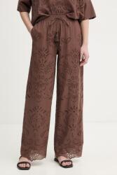 ERMANNO Firenze pamut nadrág - barna 38