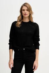 Sisley pulóver gyapjúkeverékből - fekete M - answear - 35 990 Ft