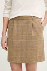 Barbour szoknya gyapjúkeverékből Petunia - bézs 36