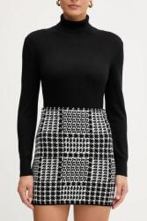 Twinset szoknya gyapjúkeverékből - fekete S