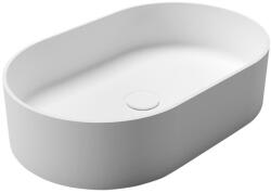 SAPHO THIN pultra szerelhető Rockstone mosdó, 55x35cm, matt fehér (WN205) (WN205)