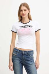 Diesel t-shirt T-UNCUTIES-LONG-R13 - fehér M