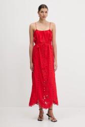 Farm Rio vászon ruha - piros XS - answear - 98 990 Ft