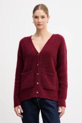 JOYINME gyapjú kardigán Soft Whisper - burgundia 38/40