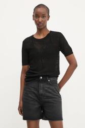 Desigual t-shirt SACRAMENTO - fekete XS