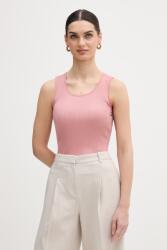 Mos Mosh selyemkeverék top - rózsaszín M/L - answear - 20 990 Ft