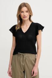 MOS MOSH pamut pulóver - fekete XS