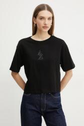 Giorgio Armani pamut póló - fekete XS - answear - 17 490 Ft
