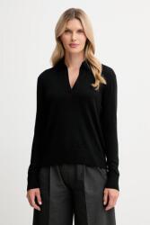 Calvin Klein pulóver gyapjúkeverékből - fekete L