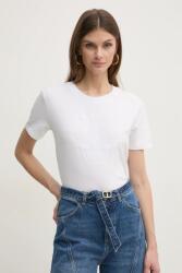 Twinset pamut póló - fehér M - answear - 24 990 Ft