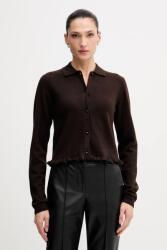 Rotate gyapjú kardigán - barna M