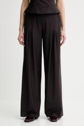 Remain nadrág gyapjú keverékből - barna 40 - answear - 102 990 Ft