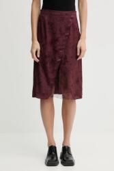 Zadig&Voltaire selyem szoknya - burgundia 36