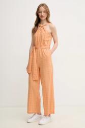 Pepe Jeans pamut kezeslábas EDITH - narancssárga S