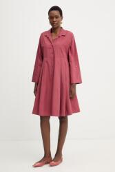 Max Mara pamut ruha SEGGIO - burgundia 36