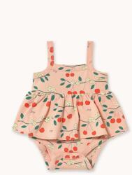 Tinycottons pamut baba body CHERRY TREES BODY - rózsaszín 92