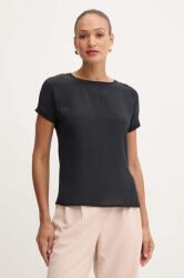 Max&Co MAX&Co. póló selyemkeverékből - fekete XS