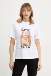 Patrizia Pepe pamut póló - fehér 36 - answear - 49 990 Ft