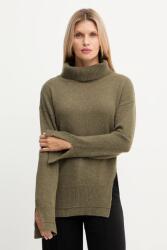 Simona Corsellini pulóver gyapjúkeverékből - zöld L