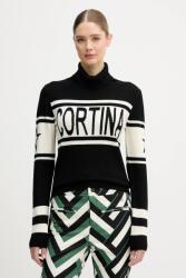 Perfect Moment gyapjú pulóver Cortina - fekete XS