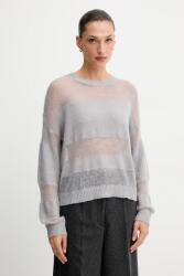 Patrizia Pepe pulóver gyapjúkeverékből - szürke 38