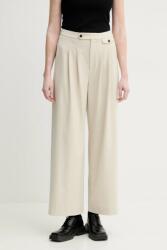Gestuz nadrág gyapjú keverékből - bézs 38