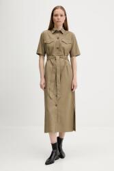 Barbour ruha vászonkeverékből NICOLE - zöld 38