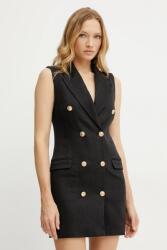 Elisabetta Franchi vászon ruha - fekete 36