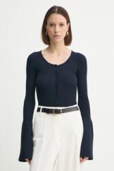 Herskind gyapjú kardigán Liw - sötétkék L