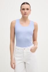 Mos Mosh selyemkeverék top - kék S/M