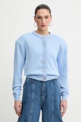 Rotate kardigán kasmír keverékből - kék M