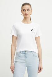 Marella pamut póló CAUCASO - fehér XL - answear - 25 990 Ft