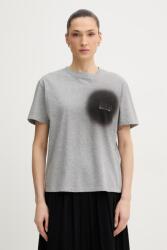 MM6 Maison Margiela pamut póló - szürke S - answear - 104 990 Ft