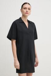 Calvin Klein ruha vászonkeverékből - fekete 36