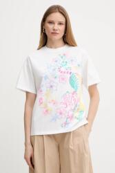 Twinset pamut póló - fehér S - answear - 28 190 Ft