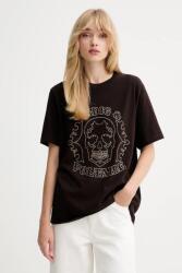 Zadig&Voltaire pamut póló - barna M - answear - 34 990 Ft
