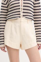 BA&SH vászonkeverék rövidnadrág ROMA - bézs 40