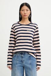 Patrizia Pepe pamut hosszúujjú - sötétkék 38