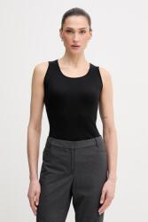 Mos Mosh selyemkeverék top - fekete M/L