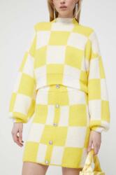 Stine Goya szoknya gyapjú keverékből - sárga M