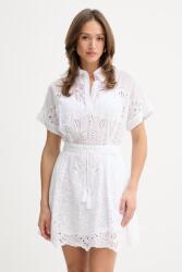 ERMANNO Firenze pamut ruha - fehér 40 - answear - 180 990 Ft