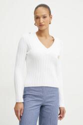 Luisa Spagnoli pamut pulóver - fehér L
