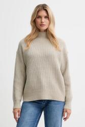 Calvin Klein gyapjúkeverék pulóver - bézs XS