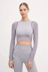 On hosszú ujjú felső jógázáshoz Studio - lila L