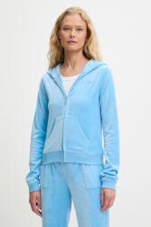 Juicy Couture felső HERITAGE ROBYN HOODIE - kék XS