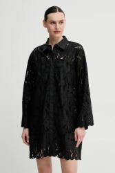 Isabelle Blanche pamut ruha - fekete XS